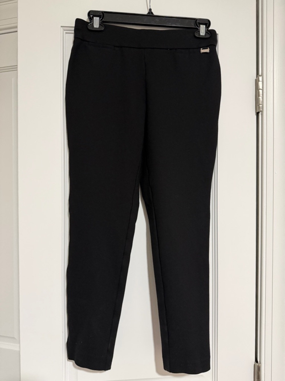 Anne Klein Black Women's Slim Dress Pants